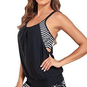 NWOT/ LADIES Tankini Swimsuit Tank Top